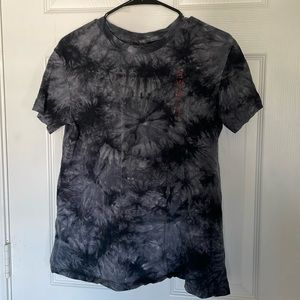 Empyre Sloane Dragon Neutral Black Tie Dye Shirt | Size Small